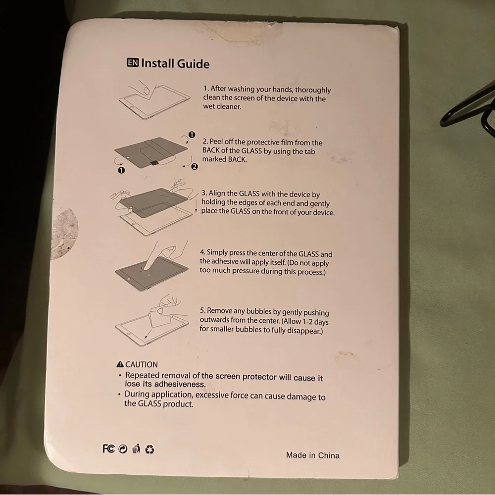 Tempered Glass Screen Protector for ipad 10.2 inch; Anti-Scratch/High Definition